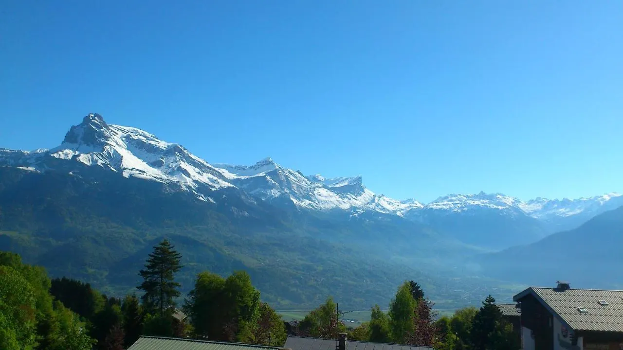 Vue Mont Blanc et toute la chaîne Combloux Appartement